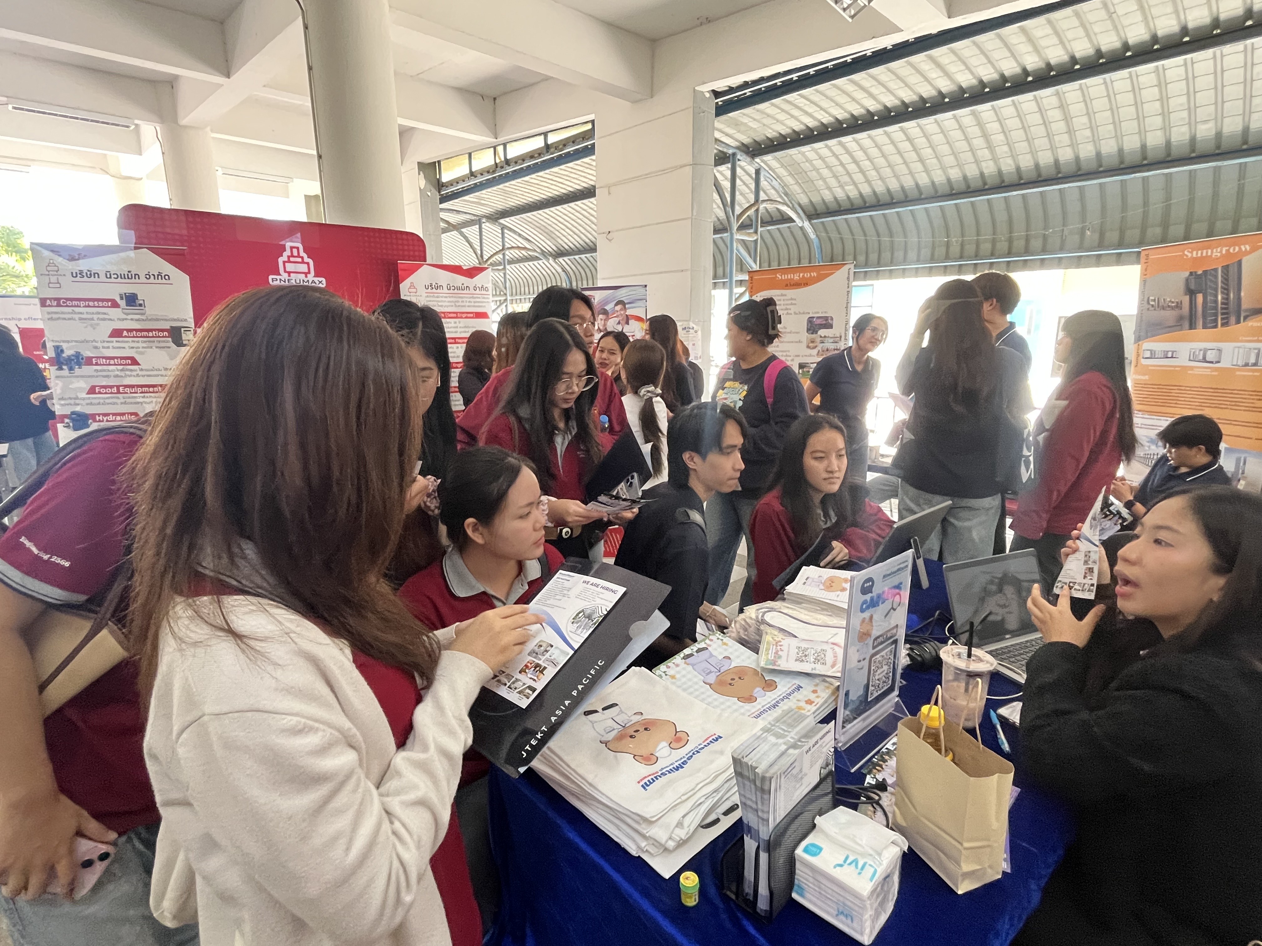 Job Fair at Burapha University.