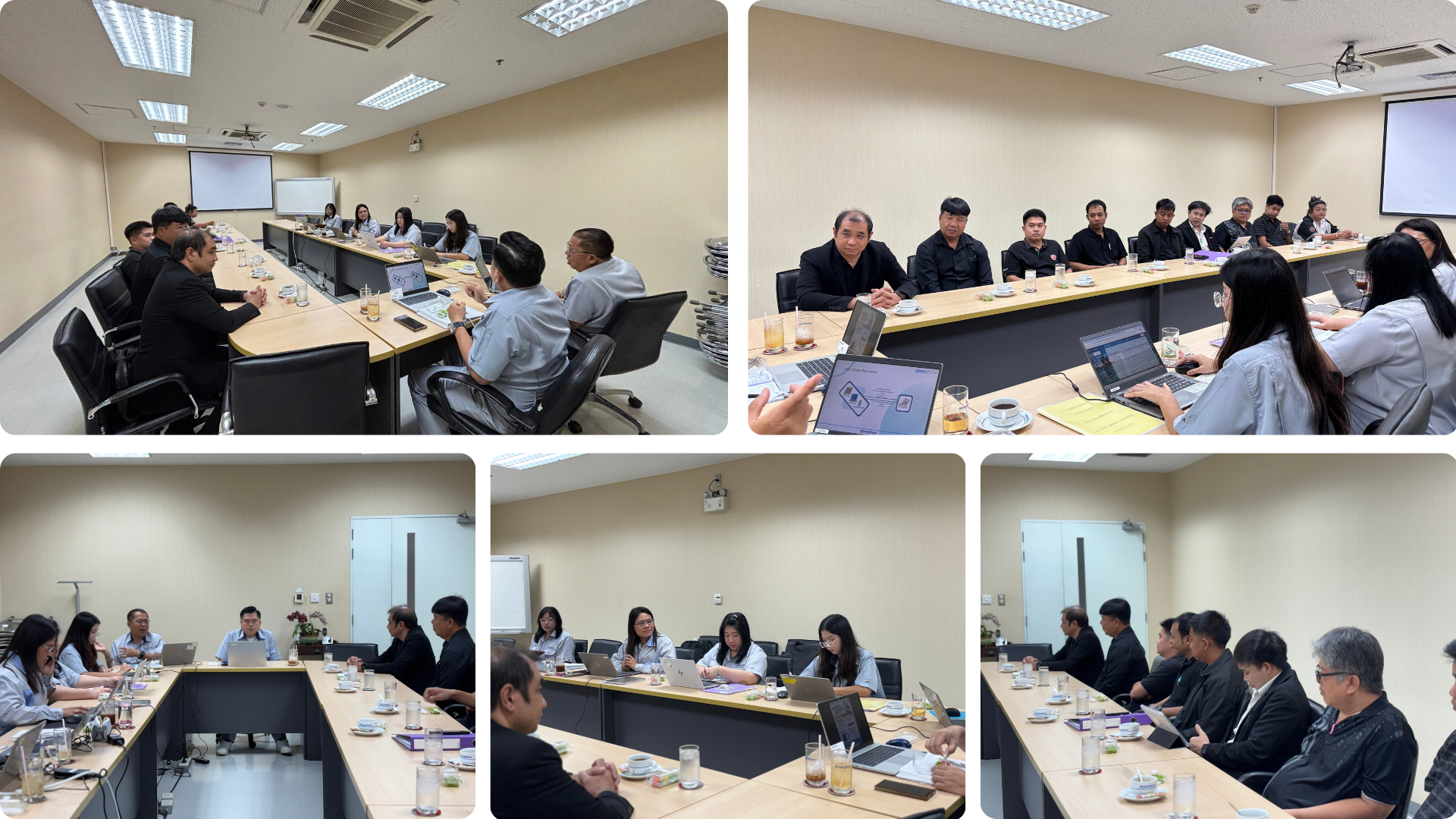 การประชุมเพื่อปรึกษาหารือเรื่องโอกาสทางการฝึกงาน ร่วมกับวิทยาลัยเทคนิคสิงห์บุรีแห่งที่ 2